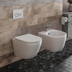 Комплект 2 в 1 подвесной унитаз с подвесным биде Roxen Antares