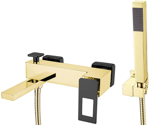 Смеситель для ванны Boheme Q 143-GB Gold Black