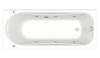 Гидромассажная ванна BAS Атланта (гидромассаж серия Стандарт)