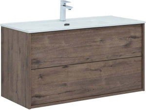 Тумба под умывальник Aquanet Lino 60 / 80 / 100 Flat дуб веллингтон