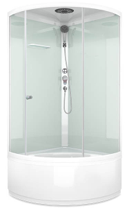 Душевая кабина Domani-Spa Simple high белая