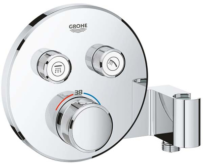 Смеситель встраиваемый Grohe Grohtherm SmartControl	29120000 термостатический