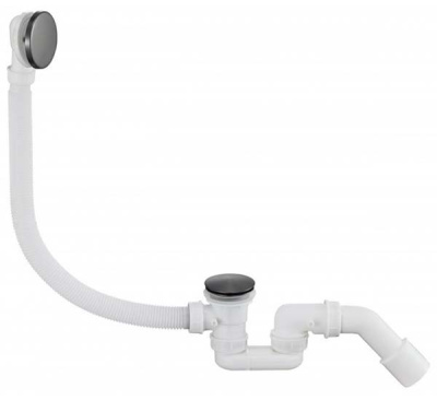 Сифон для ванны Grocenberg GB230 Click Clack графит