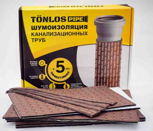 Шумоизоляция канализационных труб Tonlos Pipe на трубу 2.9 м