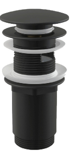 Донный клапан AlcaPlast A392 Black Click Clack