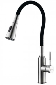 Смеситель для кухонной мойки Lemark Expert LM5082S-Black