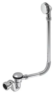 Сифон для ванны McAlpine BRASSTRAP-50-СВ Click Clack