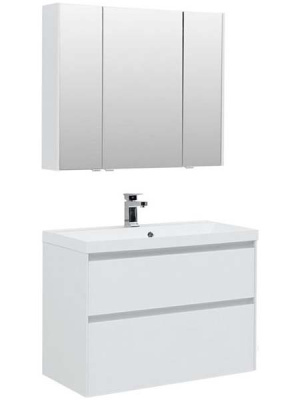 Комплект мебели Aquanet Гласс 90 / 100