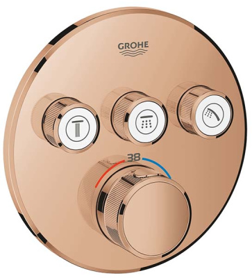 Смеситель встраиваемый Grohe Grohtherm SmartControl 29121DA0 термостатический