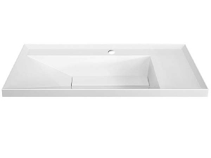 Умывальник Belux Фаворит 1000-01 белый матовый Solid Surface