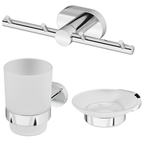 Набор аксессуаров для ванной комнаты AM.PM Sense L AK74B0403W