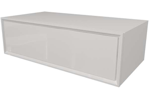 Тумба под умывальник 1Marka Milacco 100П 1в.я. Pure White низ