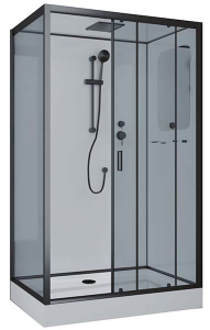 Душевая кабина Niagara NG-6912-01QL / NG-6912-01QR Black