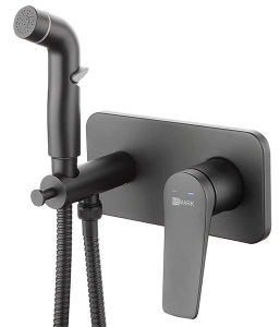Смеситель встраиваемый Lemark Bronx LM3720BL с гигиеническим душем
