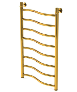 Полотенцесушитель Gloss&Reiter Wave Л В8 G1 Gold нижнее подключение