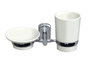 Стакан Wasserkraft K-28126 с мыльницей