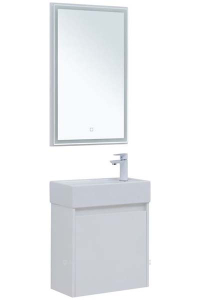 Комплект мебели Aquanet Nova Lite 50 1 дверь белый глянец
