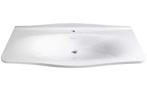 Умывальник Belux Анжело 1100 белый матовый Solid Surface