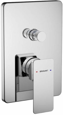 Смеситель скрытого монтажа Bravat Phillis PB856101CP-2-ENG (2 функции)