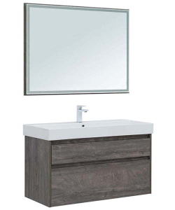 Комплект мебели Aquanet Nova Lite 60 / 75 / 85 / 100 2 ящика дуб рошелье
