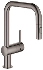 Смеситель для кухонной мойки Grohe Minta 32322A02 / 32322AL2 с выдвижным изливом