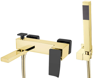 Смеситель для ванны Boheme Q 143-GB.2 Gold Black