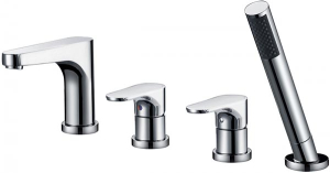 Смеситель на борт ванны Abber Eleganz AF8313 на 4 отверстия