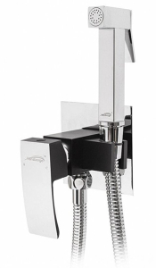 Смеситель встраиваемый Hansberge H3077BC с гигиеническим душем