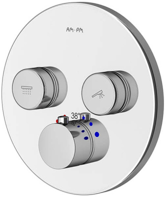 Смеситель встраиваемый AM.PM Inspire V2.0 TouchReel F50A85700 термостатический