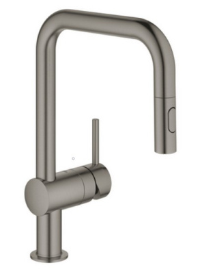 Смеситель для кухонной мойки Grohe Minta 32322A02 / 32322AL2 с выдвижным изливом