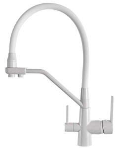 Cмеситель для кухонной мойки Vivi Felice 1415 B Bianco-opaco с подключением к системе очистки воды