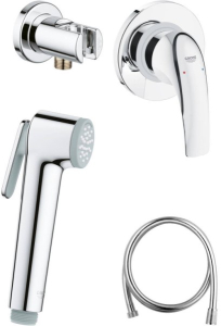 Смеситель встраиваемый Grohe BauCurve 29044000 с гигиеническим душем Tempesta-F Trigger Spray 30 27512001