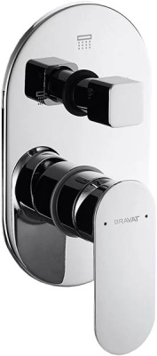 Смеситель скрытого монтажа Bravat Gina P69194C-ENG (3 функции)