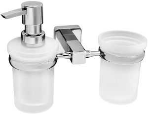 Стакан с дозатором для жидкого мыла Wasserkraft Lippe K-6589