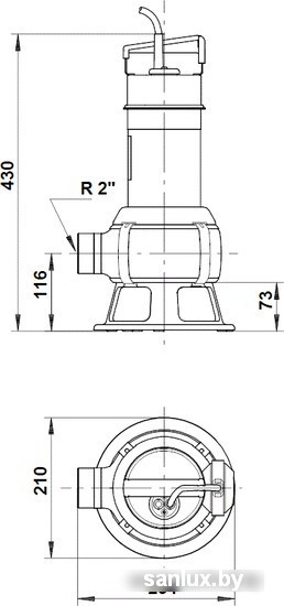 Дренажный насос Grundfos Unilift AP35B.50.06.1.V фото 1