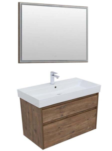 Комплект мебели Aquanet Nova Lite 60 / 75 / 85 / 100 2 ящика дуб рустикальный