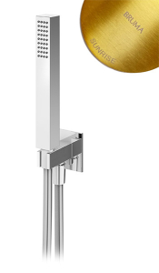 Душевая лейка со шлангом Bruma Quadra 1455925SR Sunrise