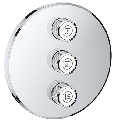Переключатель режимов встраиваемый Grohe Grohtherm SmartControl 29122000 (3 функции)