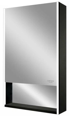 Шкаф-зеркало Континент Filit LED черный