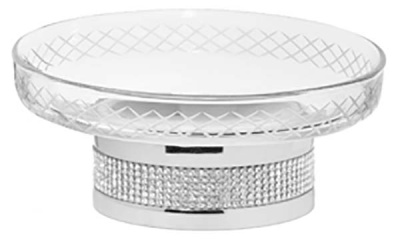 Мыльница Boheme Royal Cristal 10930-CR / 10930-CR-B