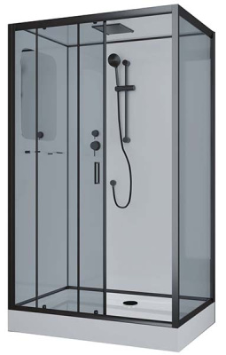 Душевая кабина Niagara NG-6912-01QL / NG-6912-01QR Black