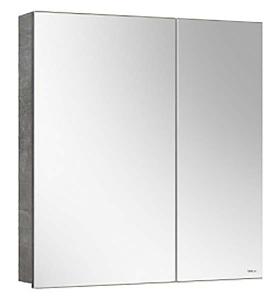 Шкаф-зеркало Belux Стокгольм ВШ 70 / 80 / 90 бетон чикаго светло-серый