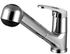Смеситель для кухонной мойки Lemark Omega LM3150C с выдвижным изливом