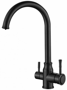Смеситель для кухонной мойки Zorg Steel Hammer SH 763 Inox Grafit PVD под фильтр