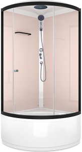 Душевая кабина Domani-Spa Simple high pink capuchino