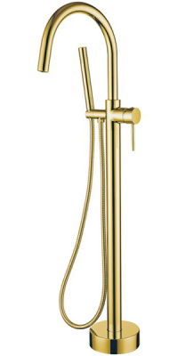 Смеситель для ванны Boheme Uno 469-G Gold / 469-MG Matt Gold напольный