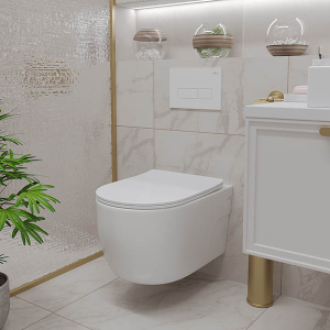 Подвесной унитаз Roxen Porto 530155-01 Rimless Soft Close