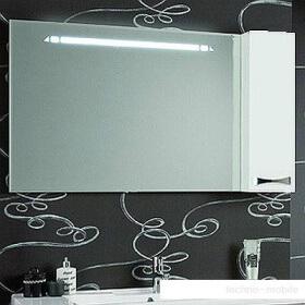 Шкаф-зеркало Акватон Диор 80 1A168002DR01R / 100 1A167902DR01R / 120 1A110702DR01R, 80х69, белый