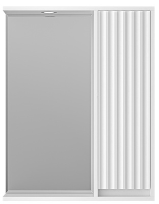 Шкаф-зеркало Brevita Balaton 65  / 75 / 80 / 90 белый