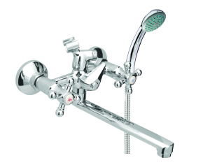 Смеситель для ванны Rubineta Rubin Ceramic C-1 Cross (C) (K)